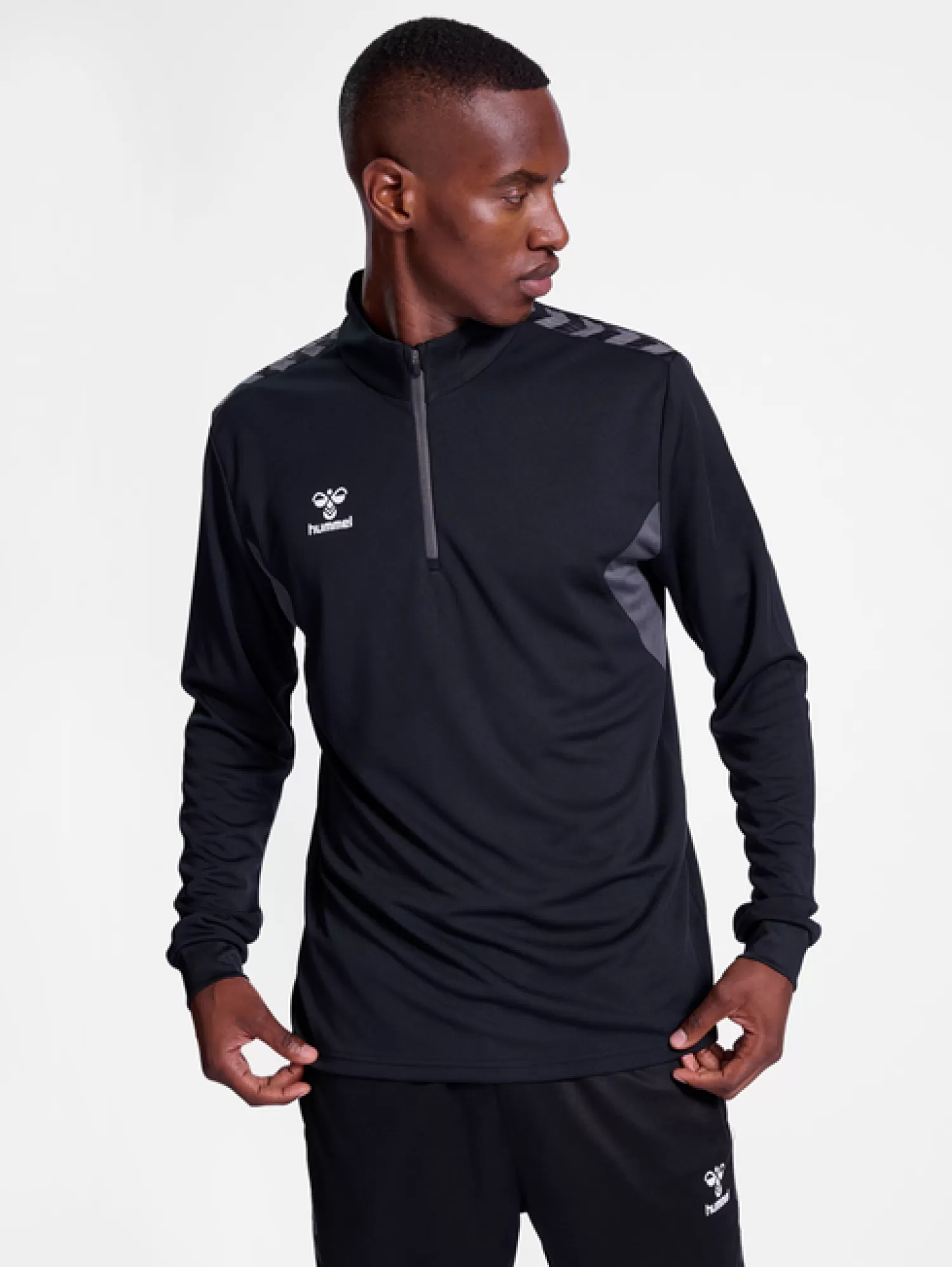 Hummel Handball jerseys | Football jerseys<hmlAUTHENTIC HALF ZIP SWEAT