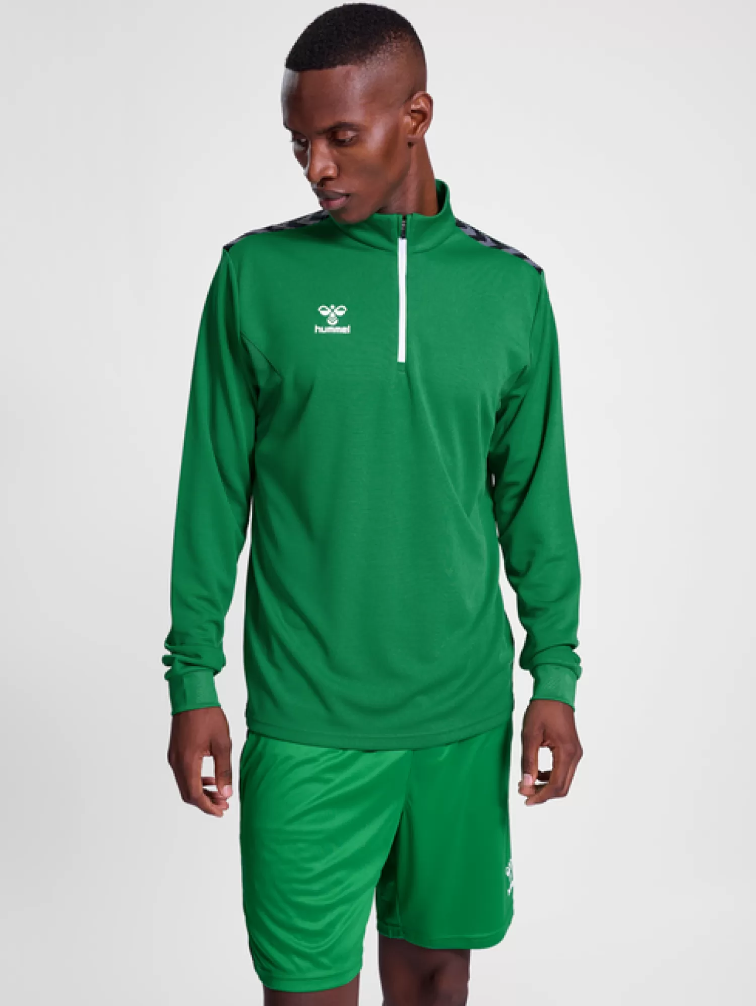 Hummel Handball jerseys | Football jerseys<hmlAUTHENTIC HALF ZIP SWEAT