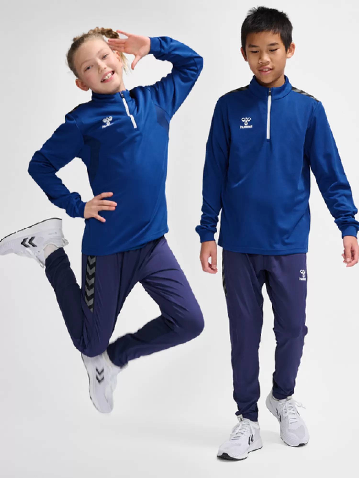 Hummel Jerseys | Handball<hmlAUTHENTIC HALF ZIP SWEAT KIDS