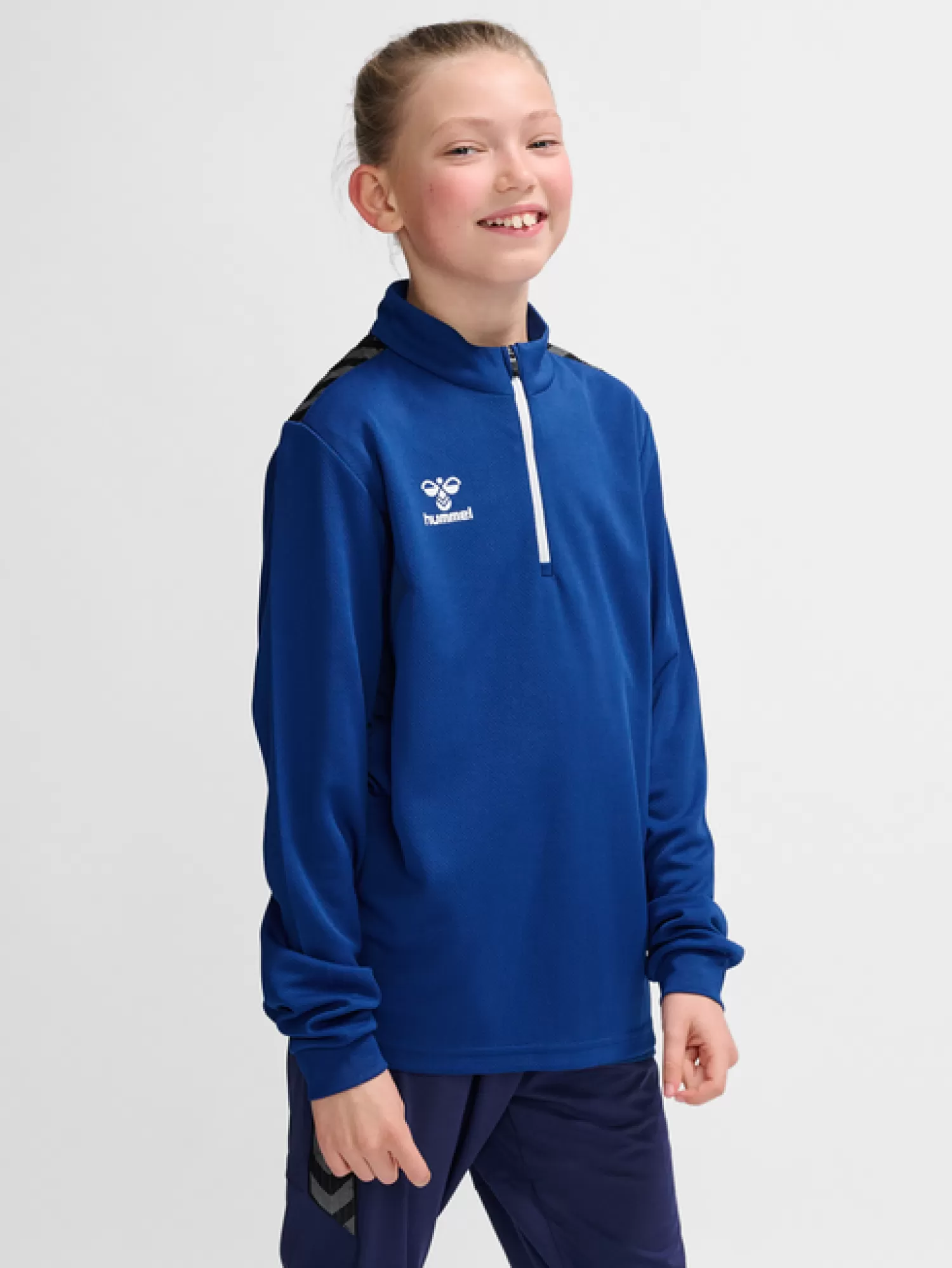 Hummel Jerseys | Handball<hmlAUTHENTIC HALF ZIP SWEAT KIDS