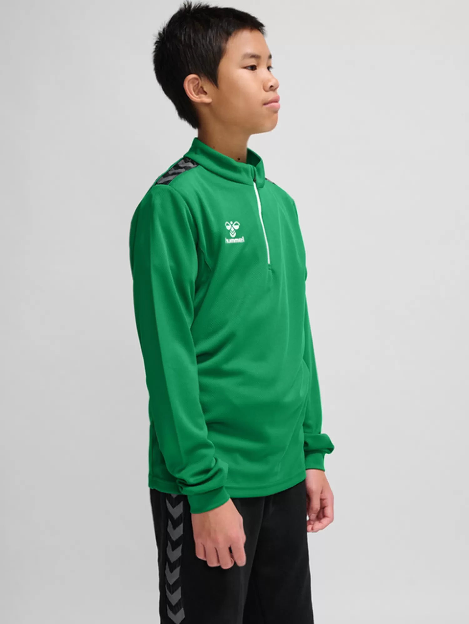 Hummel Jerseys | Handball<hmlAUTHENTIC HALF ZIP SWEAT KIDS