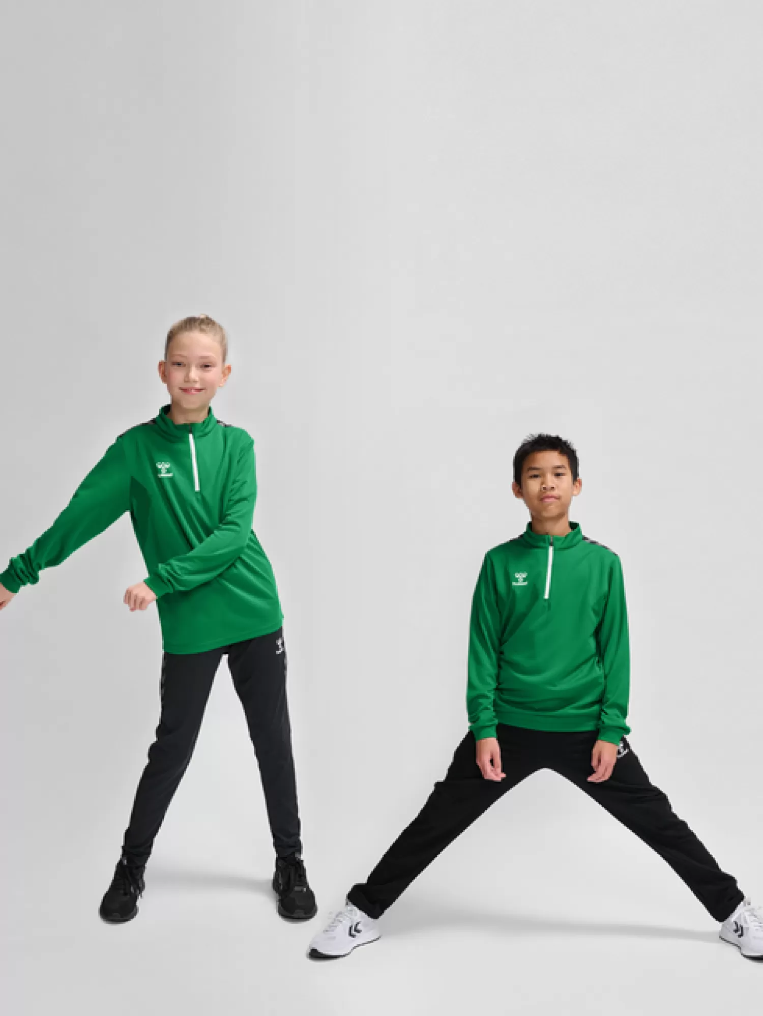 Hummel Jerseys | Handball<hmlAUTHENTIC HALF ZIP SWEAT KIDS