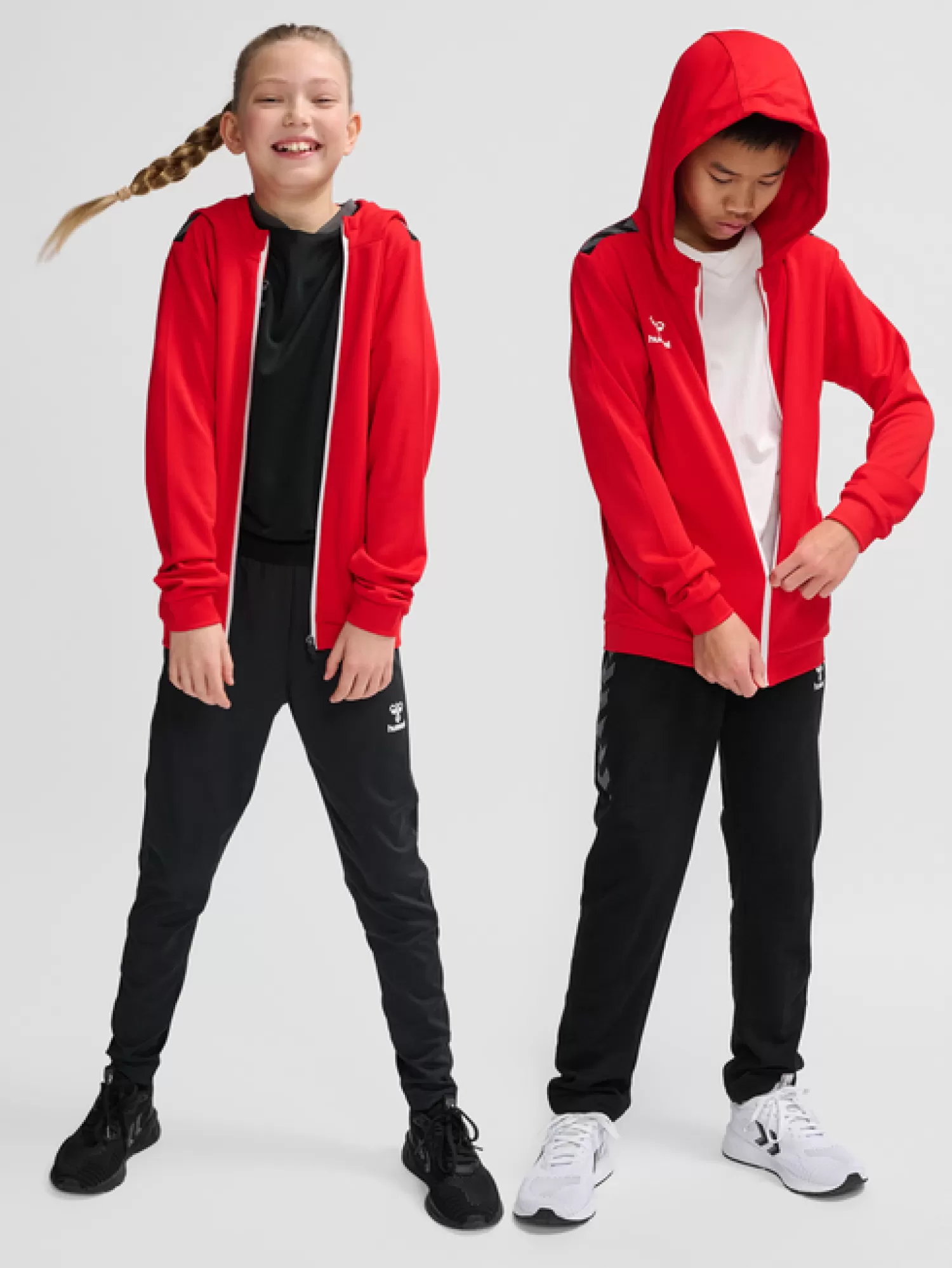 Hummel Jerseys | Handball<hmlAUTHENTIC PL ZIP HOODIE KIDS