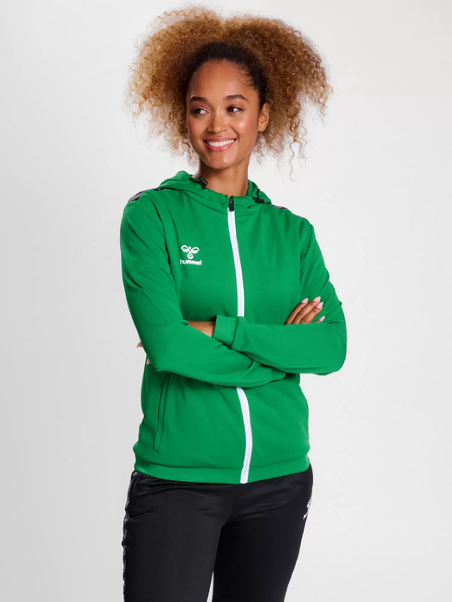 Hummel Handball jerseys | Football jerseys<hmlAUTHENTIC PL ZIP HOODIE WOMAN