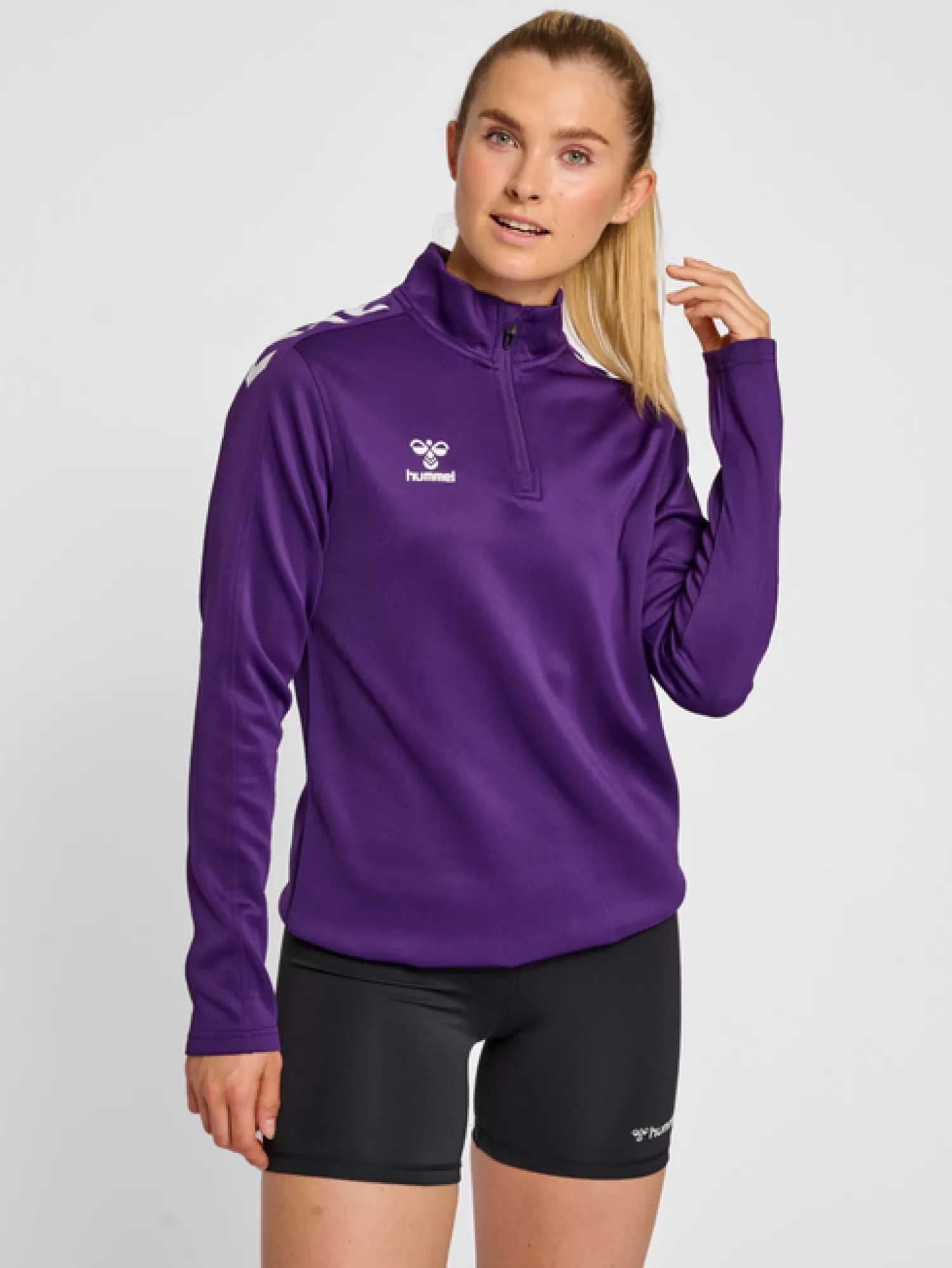 Hummel Running | Handball<hmlCORE XK HALF ZIP SWEAT WOMAN