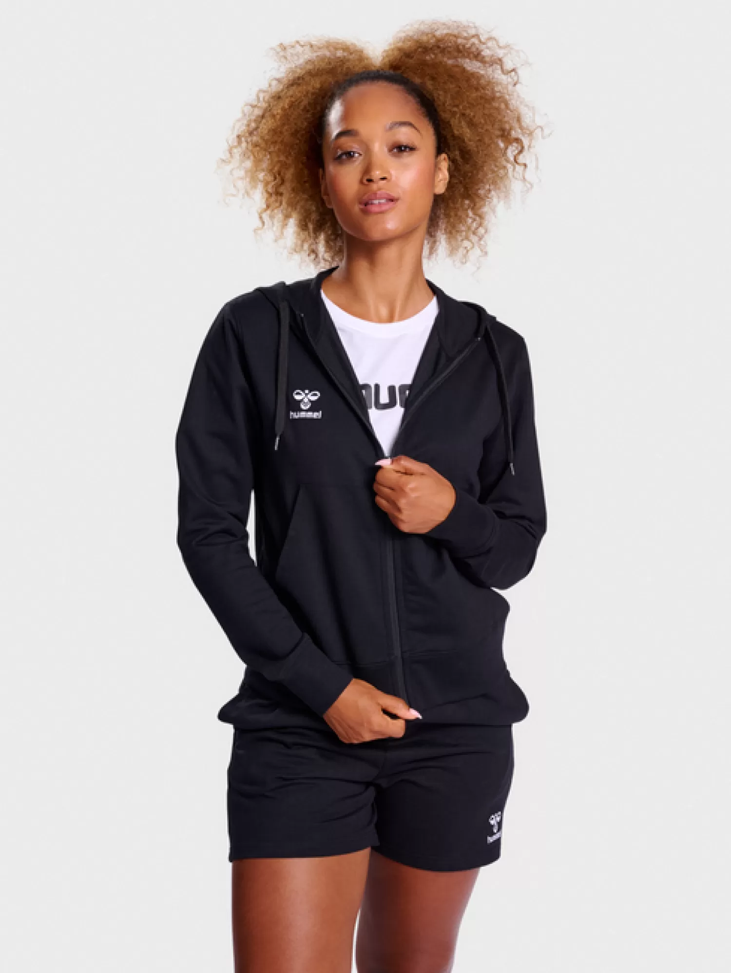 Hummel Hoodies and sweatshirts<hmlGO 2.0 ZIP HOODIE WOMAN