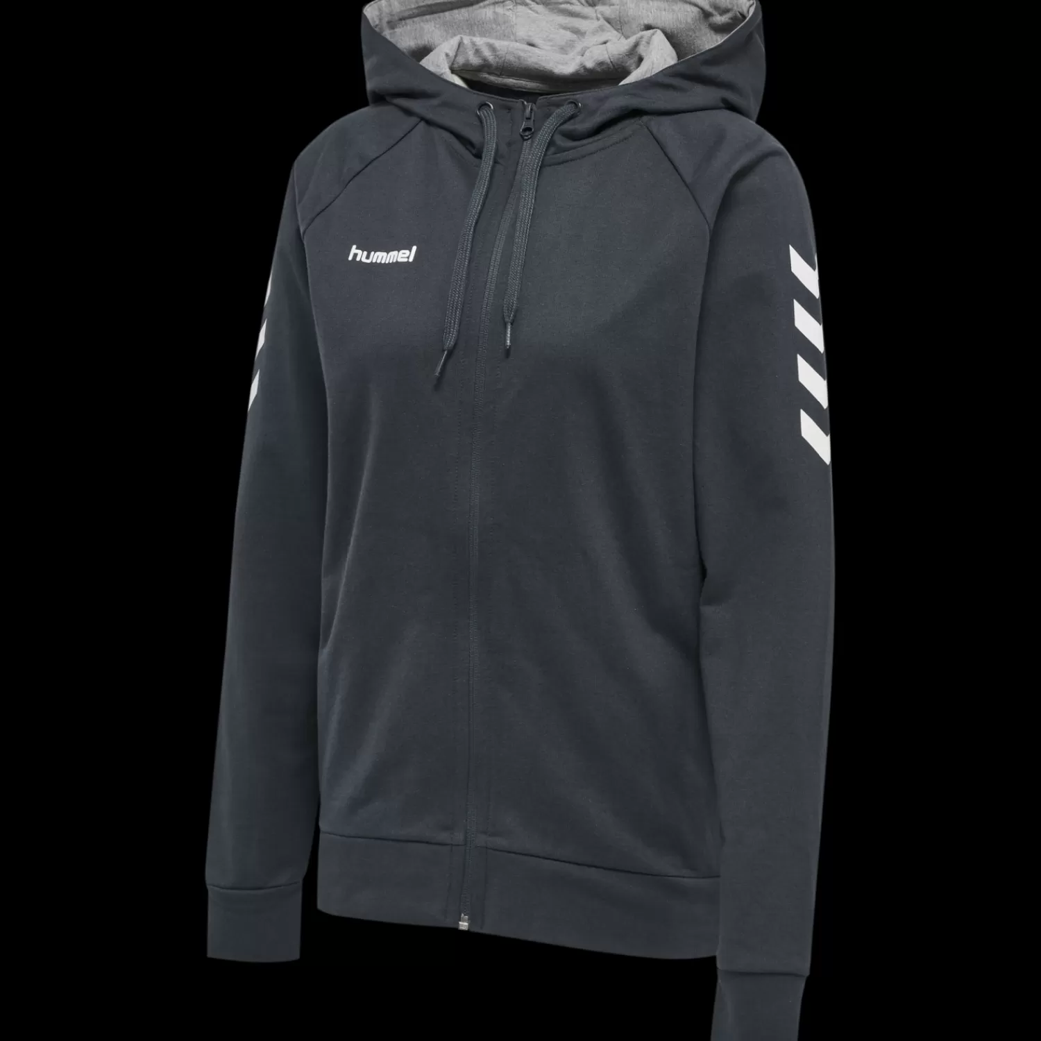 Hummel Hoodies and sweatshirts<HMLGO COTTON ZIP HOODIE WOMAN