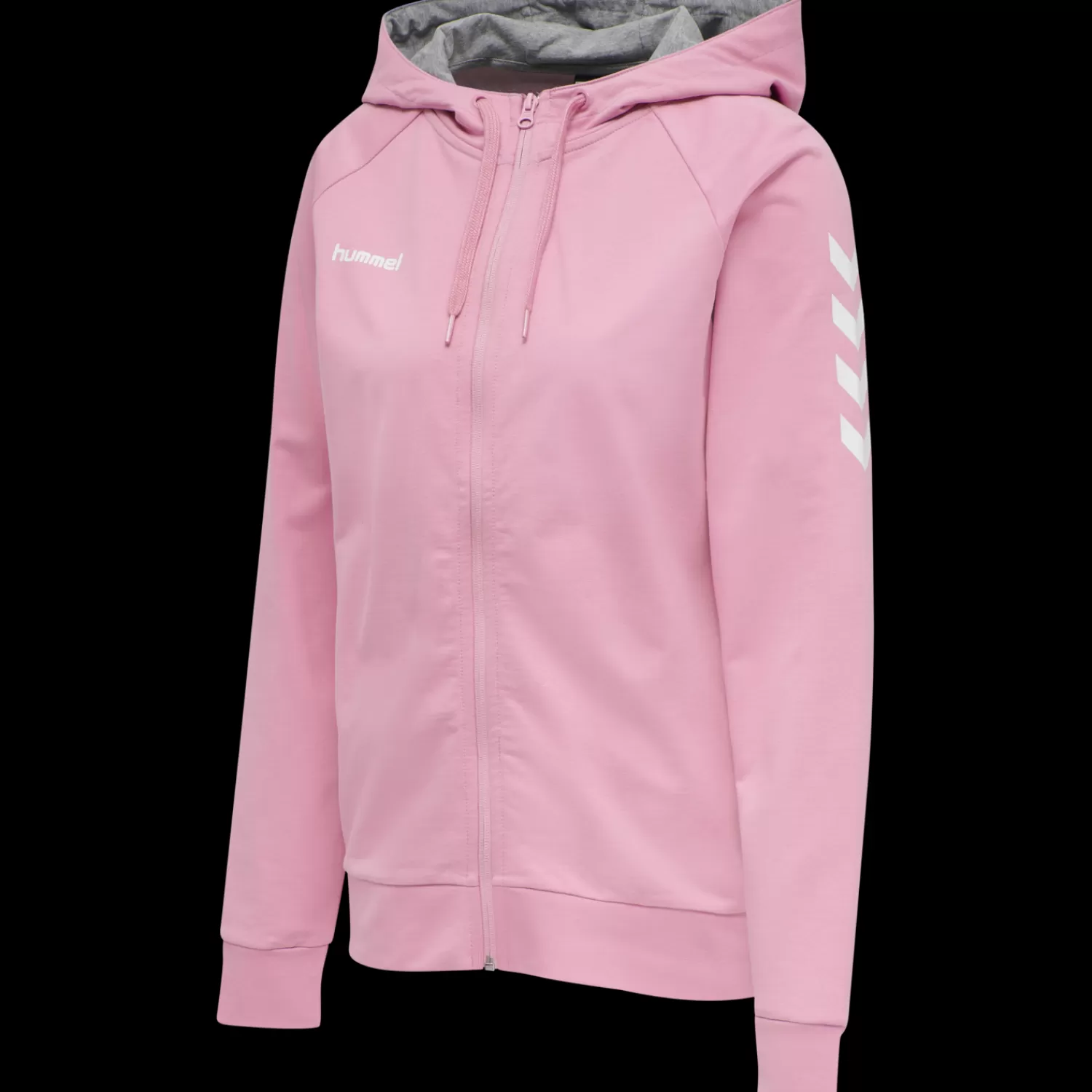 Hummel Hoodies and sweatshirts<HMLGO COTTON ZIP HOODIE WOMAN