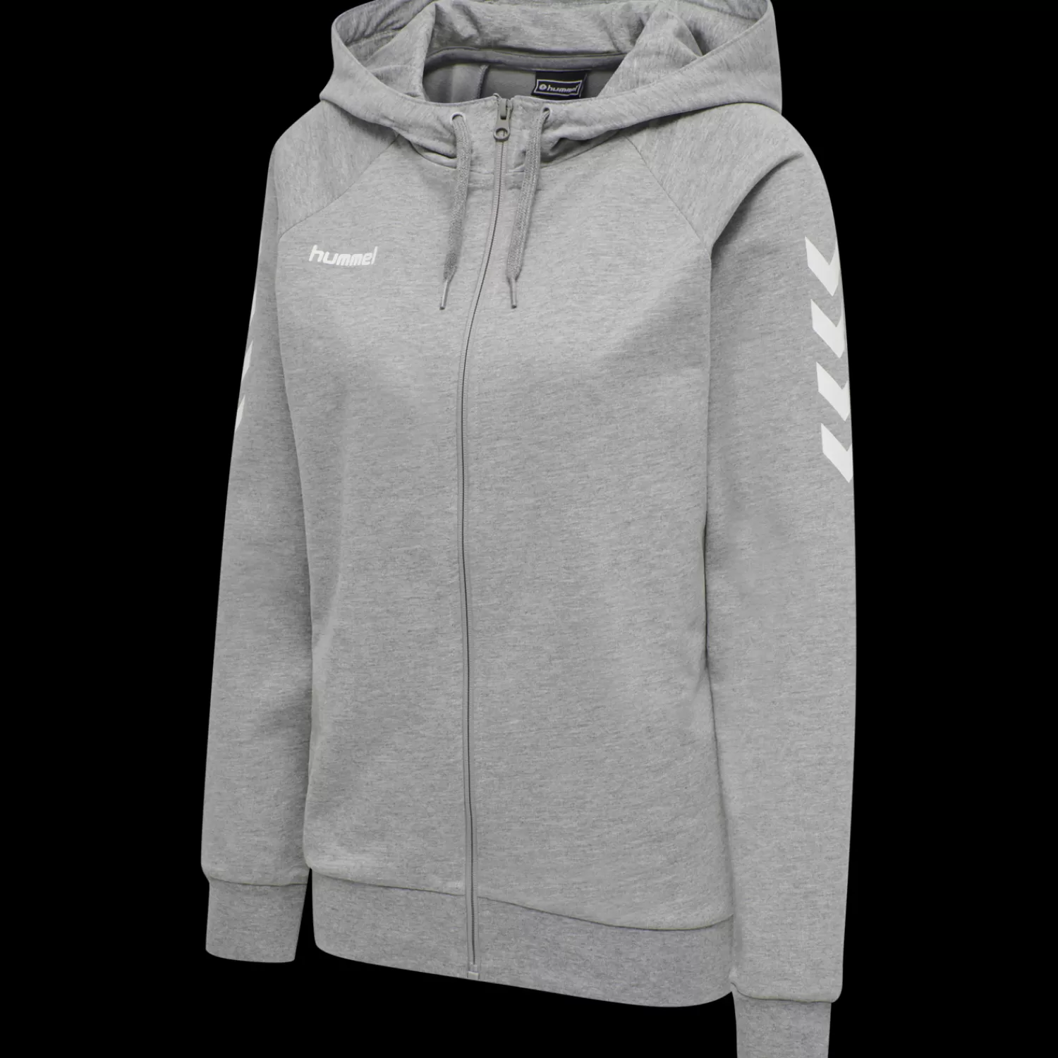 Hummel Hoodies and sweatshirts<HMLGO COTTON ZIP HOODIE WOMAN