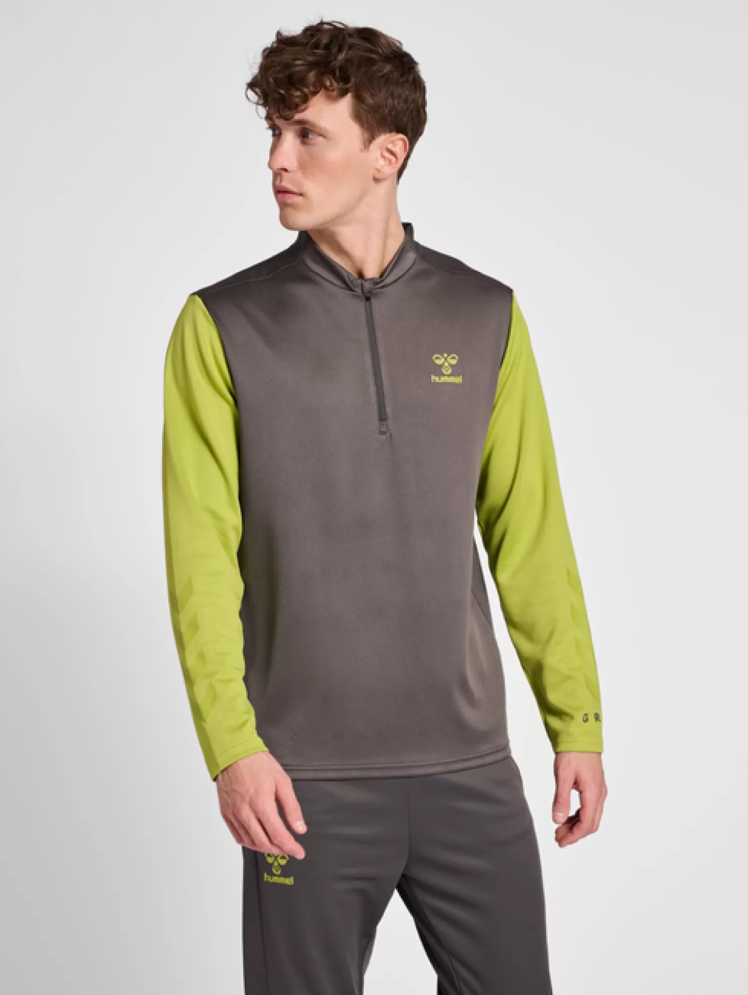 Hummel Running | Training<hmlONGRID 1/2 ZIP POLY SWEAT