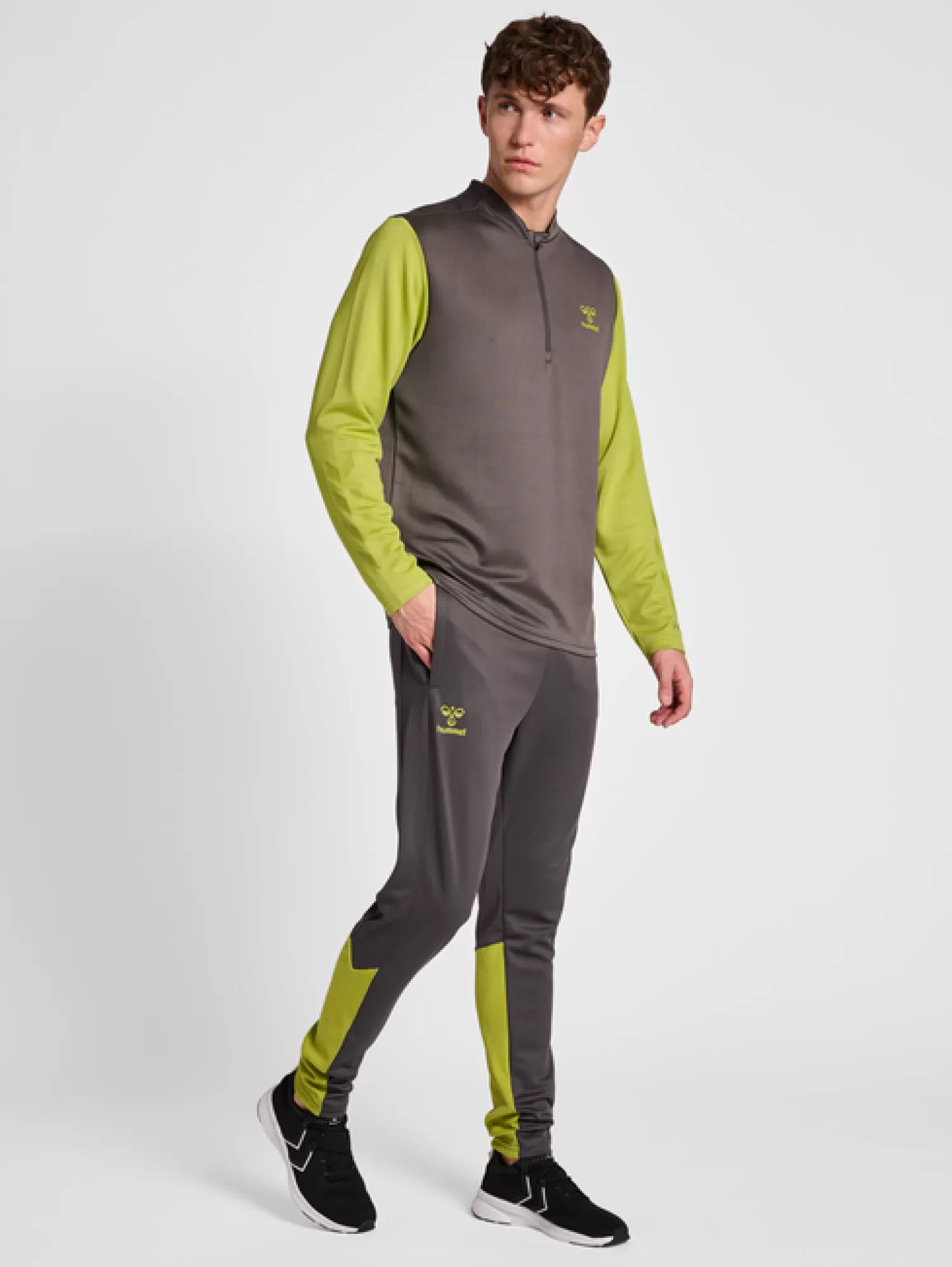 Hummel Running | Training<hmlONGRID 1/2 ZIP POLY SWEAT