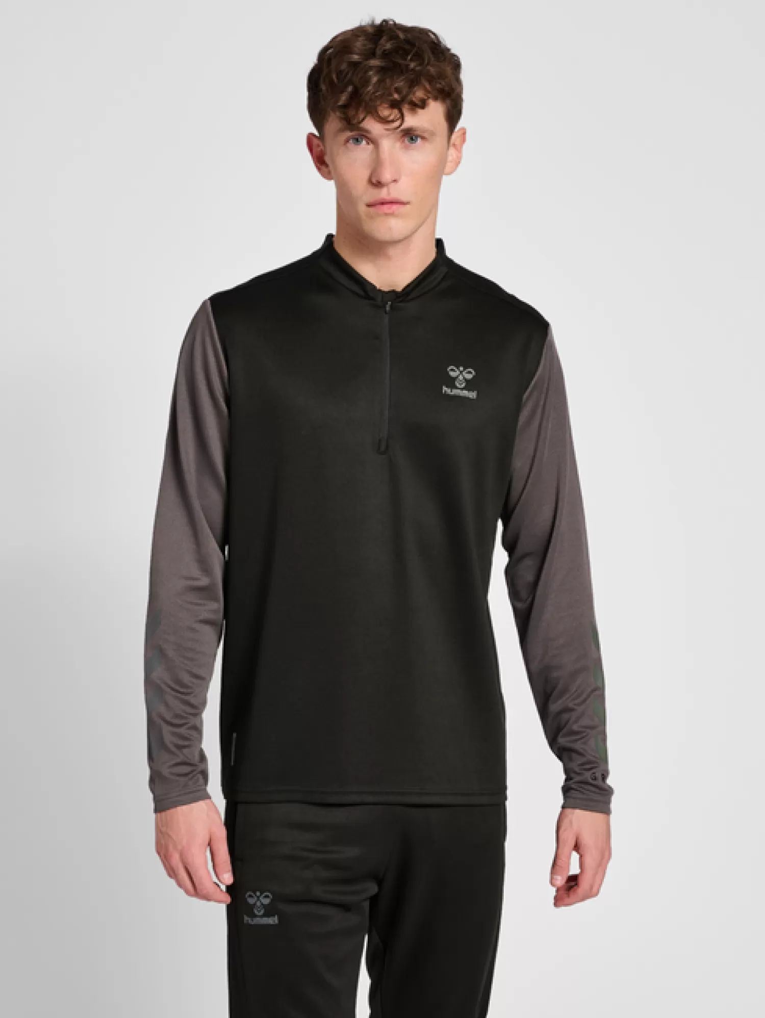 Hummel Running | Training<hmlONGRID 1/2 ZIP POLY SWEAT