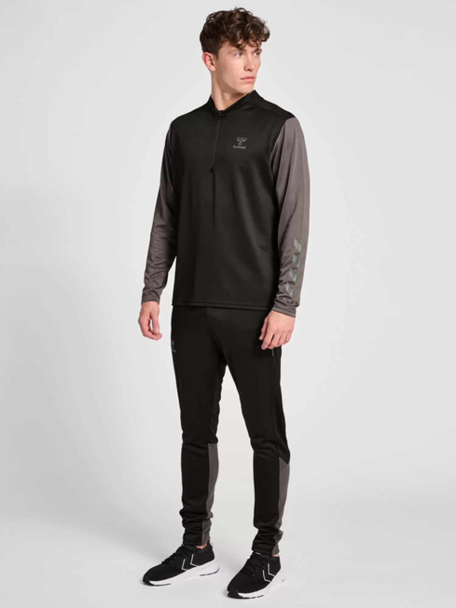 Hummel Running | Training<hmlONGRID 1/2 ZIP POLY SWEAT