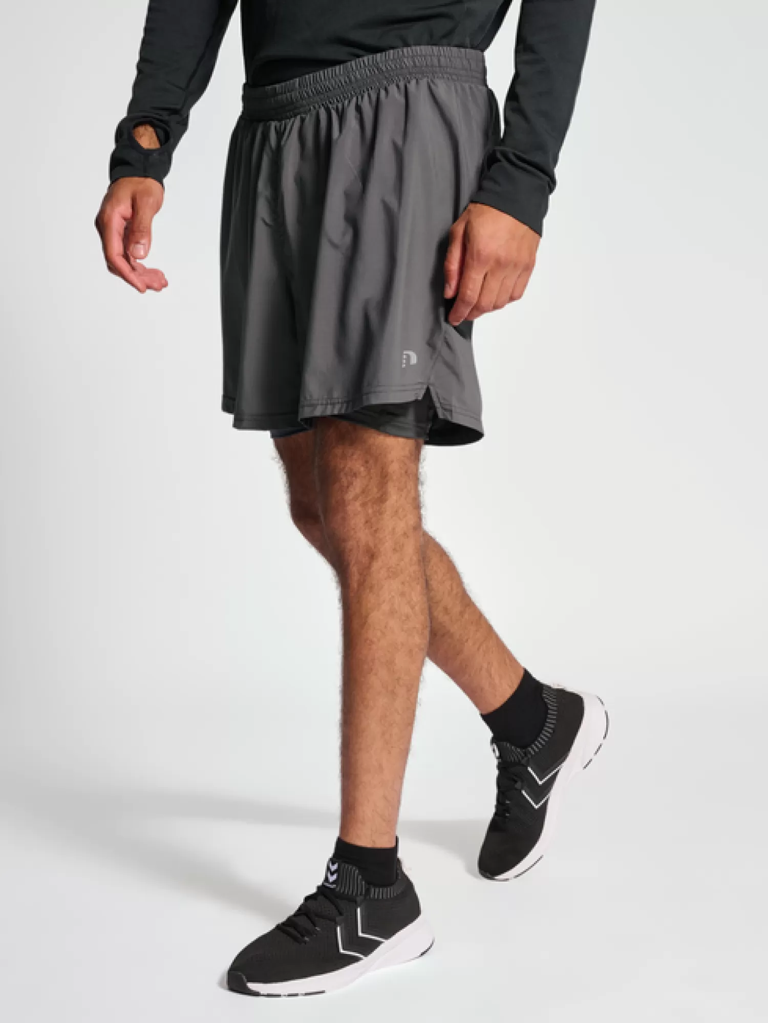 Hummel Shorts<MEN 2-IN-1 RUNNING SHORTS