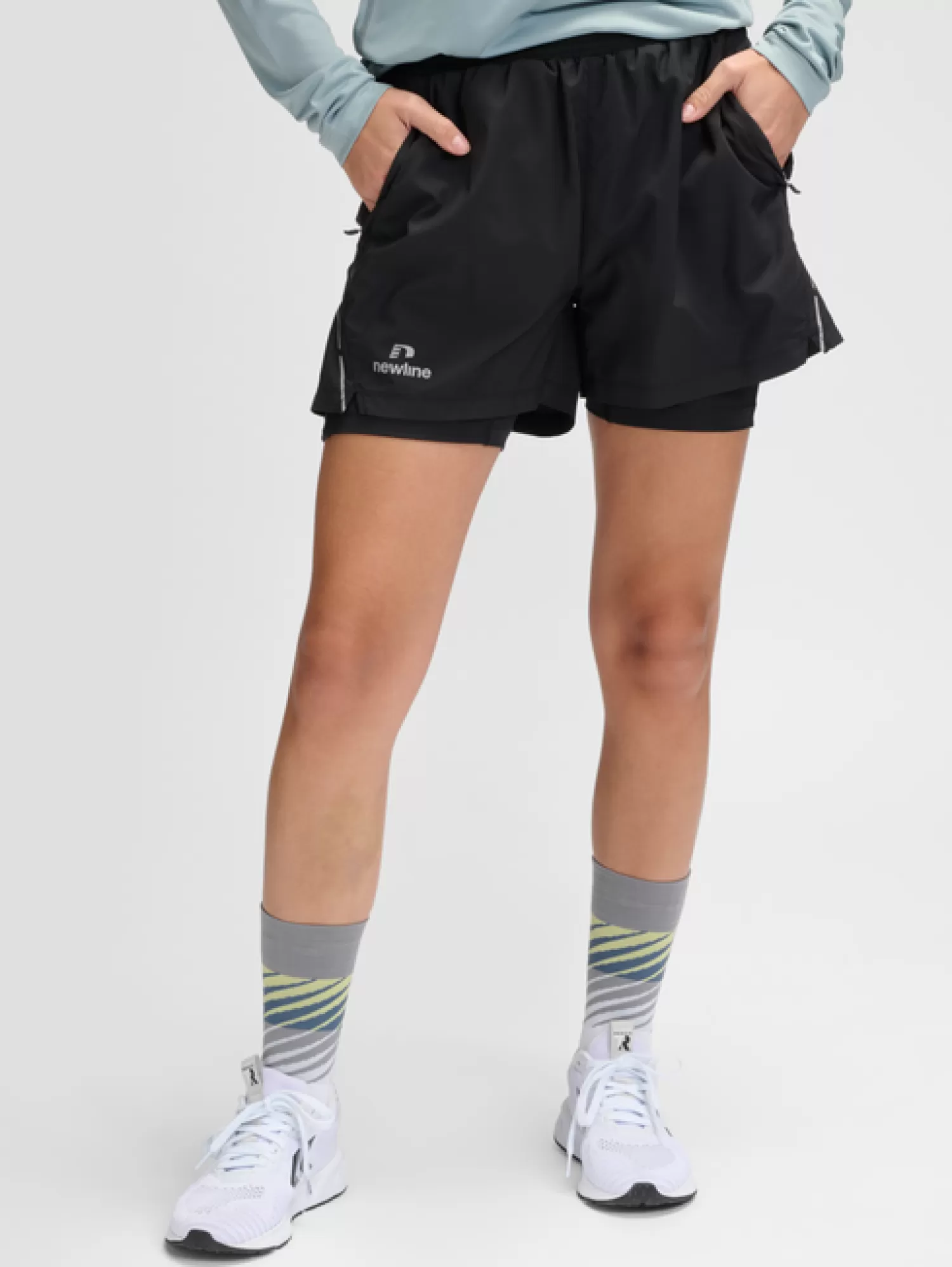 Hummel Shorts | Running<nwlFAST 2IN1 ZIP POCKET SHORTS W